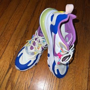 Nike Air Max 270 React Easter CW0630-100 White Blue Purple Men's Size US 6.5
